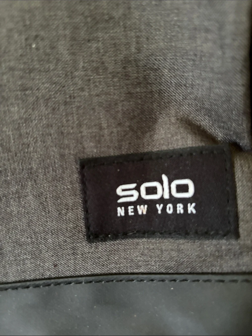 solo Gray Men's Laptop Backpack with Front Organizer Pockets